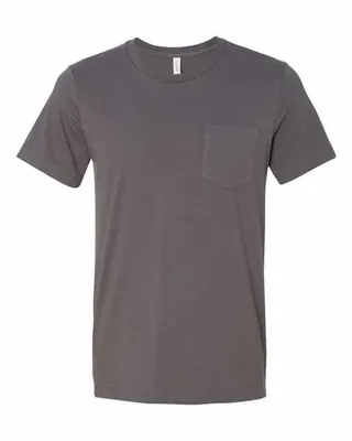 Bella + Canvas Men's Jersey Short-Sleeve Pocket T-Shirt - Stealth Promo Co