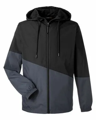 CORE365 Unisex Techno Lite Colorblock Windbreaker - Stealth Promo Co