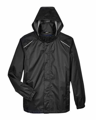 CORE365 Men's Climate Seam-Sealed Lightweight Variegated Ripstop Jacket - Stealth Promo Co