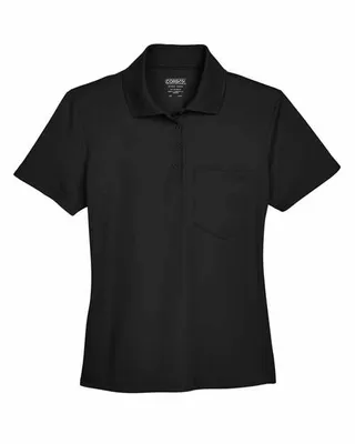 CORE365 Ladies' Origin Performance Piqu Polo with Pocket - Stealth Promo Co