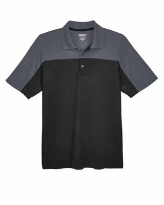CORE365 Men's Balance Colorblock Performance Piqu Polo - Stealth Promo Co