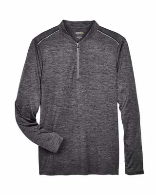 CORE365 Men's Tall Kinetic Performance Quarter-Zip - Stealth Promo Co