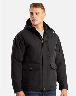 Men's Highland Quilt-Lined Micro-Duck Hooded Jacket - Stealth Promo Co