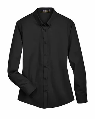 CORE365 Ladies' Operate Long-Sleeve Twill Shirt - Stealth Promo Co