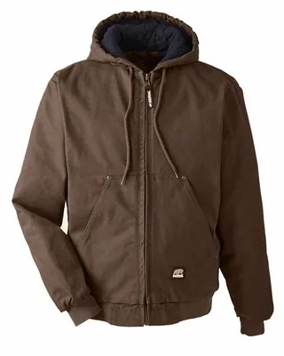 Berne Men's Highland Washed Cotton Duck Hooded Jacket - Stealth Promo Co
