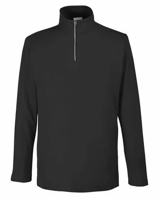 CORE365 Men's Fusion ChromaSoft Pique Quarter-Zip - Stealth Promo Co