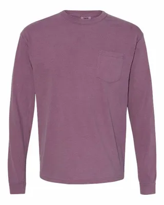 Comfort Colors Adult Heavyweight RSLong-Sleeve Pocket T-Shirt - Stealth Promo Co