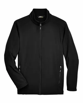 CORE365 Men's Cruise Two-Layer Fleece Bonded SoftShell Jacket - Stealth Promo Co