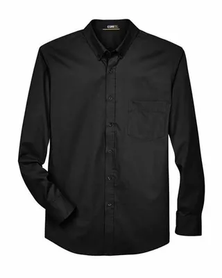 CORE365 Men's Operate Long-Sleeve TwillShirt - Stealth Promo Co