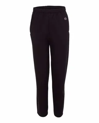 Champion Adult Powerblend Open-Bottom Fleece Pant with Pockets - Stealth Promo Co