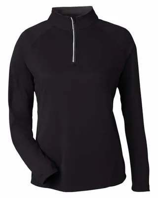 Ladies' Origin Performance Pique Quarter-Zip - Stealth Promo Co