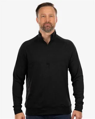 Men's Soft Jersey Quarter-Zip - Stealth Promo Co