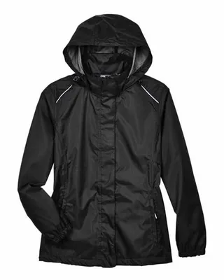 CORE365 Ladies' Climate Seam-Sealed Lightweight Variegated Ripstop Jacket - Stealth Promo Co