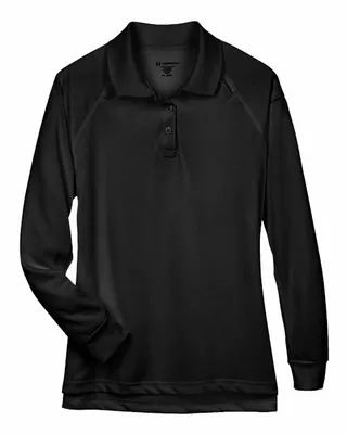 Harriton Ladies' Advantage Snag Protection Plus Long-Sleeve Tactical Polo - Stealth Promo Co