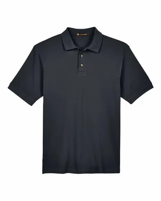 Harriton Men's Tall 6 oz. Ringspun Cotton Piqu Short-Sleeve Polo - Stealth Promo Co