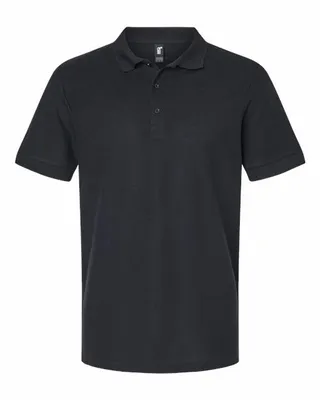 Unisex Midweight Double Pique Polo - Stealth Promo Co