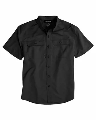 Men's Crossroad Dobby Short-Sleeve Woven Shirt - Stealth Promo Co