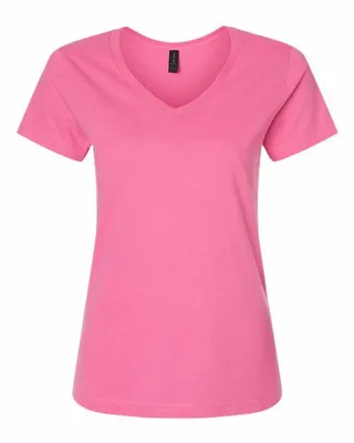 Gildan Ladies' SoftStyle Fitted V-Neck T-Shirt - Stealth Promo Co