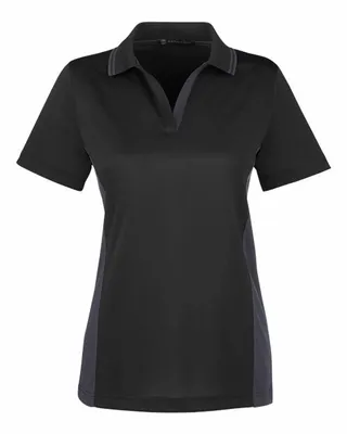 Harriton Ladies' Flash Snag Protection Plus IL Colorblock Polo - Stealth Promo Co
