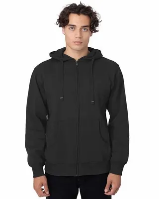 econscious Unisex Heritage Full-Zip Hooded Sweatshirt - Stealth Promo Co