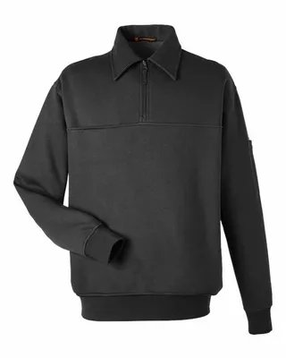 Harriton Men's ClimaBloc Heavyweight Tactical Quarter-Zip - Stealth Promo Co