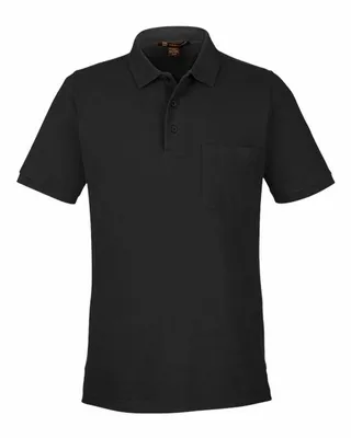 Men's Valiant Cotton Snag Protect Pocket Polo - Stealth Promo Co