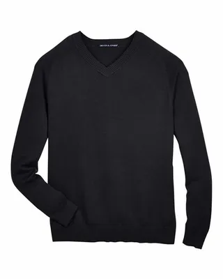 Devon & Jones Men's V-Neck Sweater - Stealth Promo Co