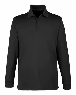 Harriton Men's Tall Advantage Long Sleeve Snag Protection Plus IL Polo - Stealth Promo Co