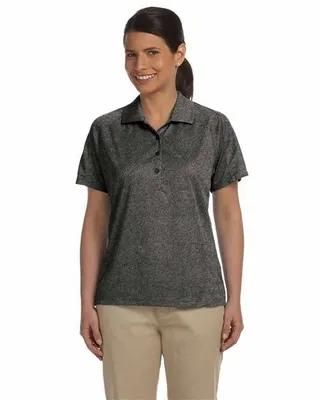 Harriton Ladies' 3.8 oz. Polytech Mesh Insert Polo - Stealth Promo Co