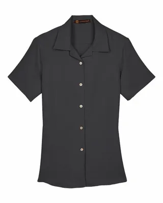 Harriton Ladies' Bahama Cord CampShirt - Stealth Promo Co