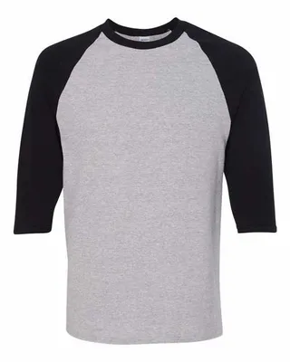 Gildan Adult Heavy Cotton 3/4-Raglan Sleeve T-Shirt - Stealth Promo Co