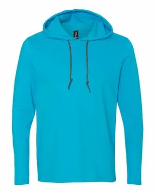 Gildan Adult Lightweight Long-Sleeve Hooded T-Shirt - Stealth Promo Co