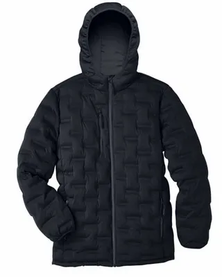 North End Men's Loft Puffer Jacket - Stealth Promo Co