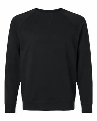 Next Level Apparel Unisex Laguna French Terry Raglan Sweatshirt - Stealth Promo Co