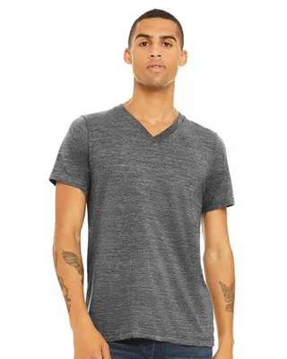 Unisex Textured Jersey V-Neck T-Shirt - Stealth Promo Co