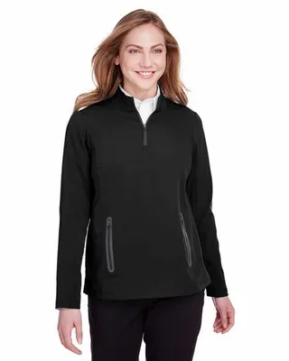 North End Ladies' Quest Stretch Quarter-Zip - Stealth Promo Co