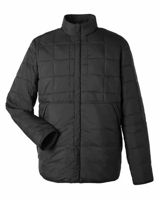 North End Unisex Aura Fleece-Lined Jacket - Stealth Promo Co
