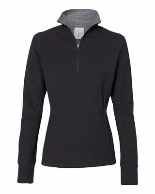 Ladies' Omega Stretch Quarter-Zip - Stealth Promo Co