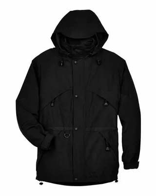 North End Adult 3-in-1 Parka with Dobby Trim - Stealth Promo Co
