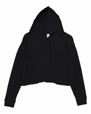 Lane Seven Ladies' Cropped Fleece Hoodie - Stealth Promo Co