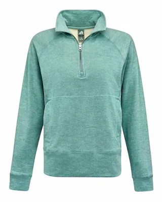 Ladies' Electric Fleece Quarter-Zip - Stealth Promo Co