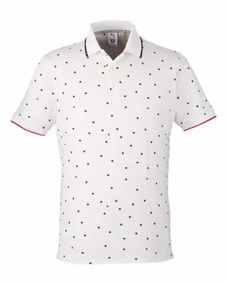 Men's Volition Skylight Patriotic Polo - Stealth Promo Co