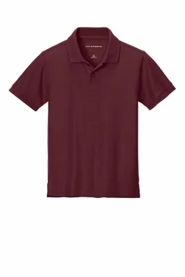Port Authority Youth Wearever Signature Pique Polo Y200 - Stealth Promo Co