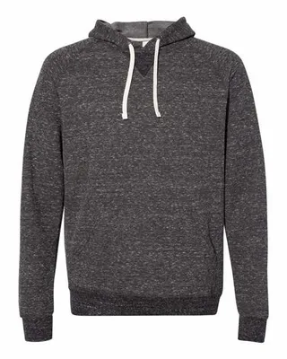 Adult Snow Heather Raglan Hooded Sweatshirt - Stealth Promo Co