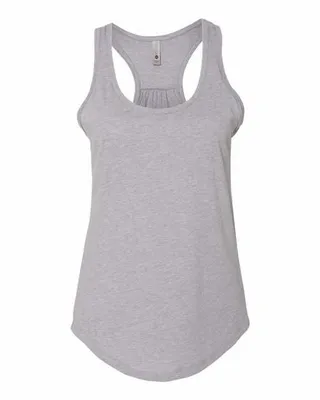 Next Level Apparel Ladies' Gathered Racerback Tank - Stealth Promo Co