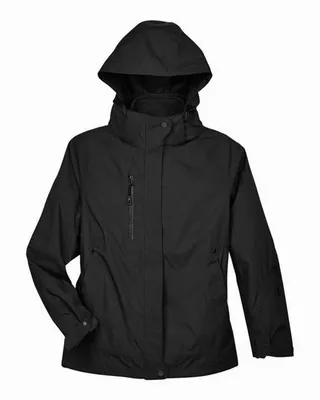 North End Ladies' Caprice 3-in-1 Jacket with Soft Shell Liner - Stealth Promo Co