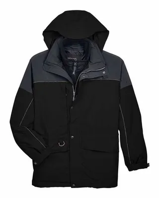 North End Adult 3-in-1 Two-Tone Parka - Stealth Promo Co