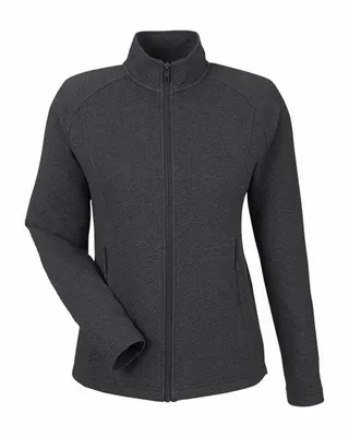 Ladies' Spirit Textured Full-Zip - Stealth Promo Co