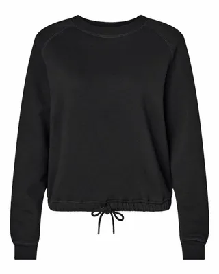 Ladies' Boxy Cropped Fleece Sweatshirt - Stealth Promo Co