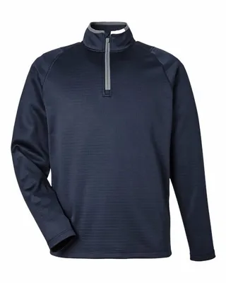 Men's Waffle Fleece Quarter-Zip - Stealth Promo Co